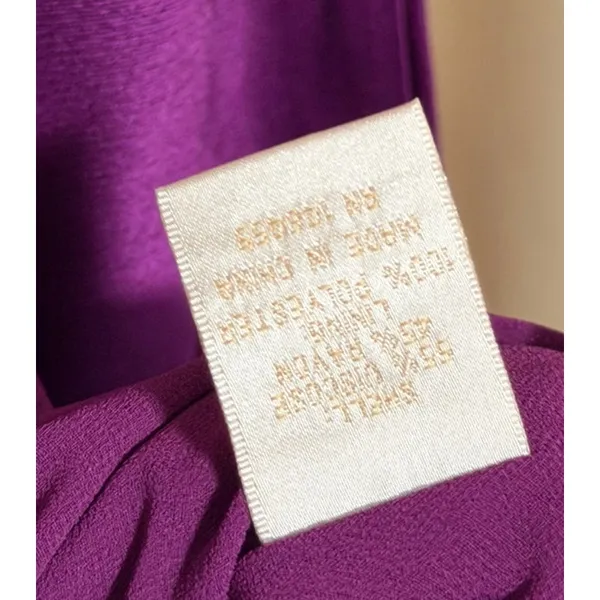 Gold Hawk Hayley Cowl Neck Dress (Deep Violet) • Medium - Image 8