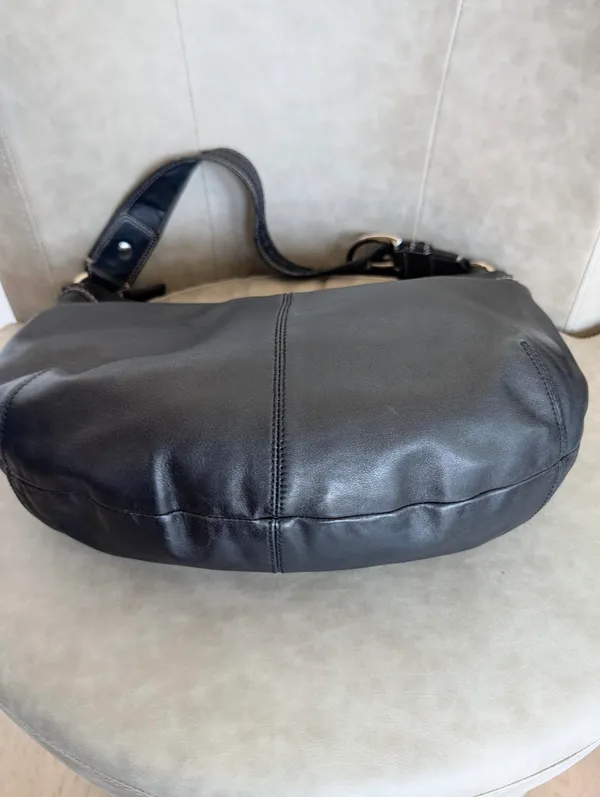 Coach Black Soho Hobo Shoulder Bag Leather - Image 6
