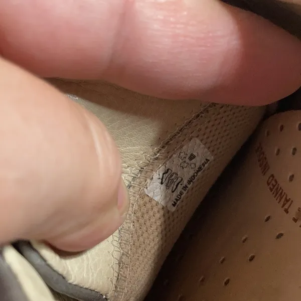 ECCO leather‎ sneakers gray brown size 41 - Image 7