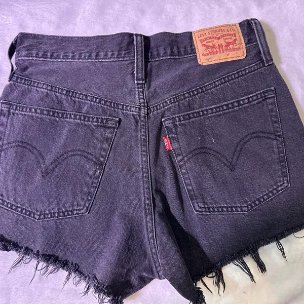 Levi's Gray Denim Jeans with Leather Patch - Image 2