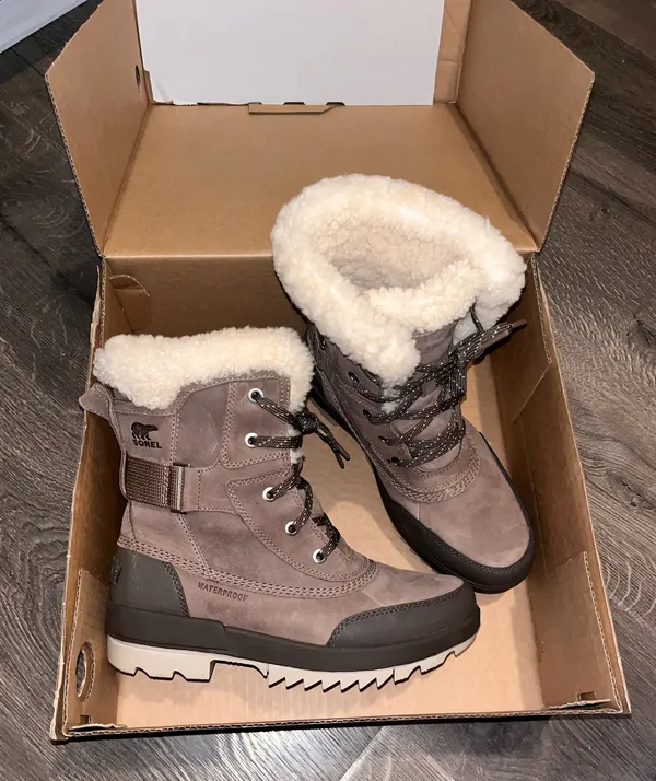 Sorel TIVOLI IV Parc waterproof taupe winter boots - Image 4