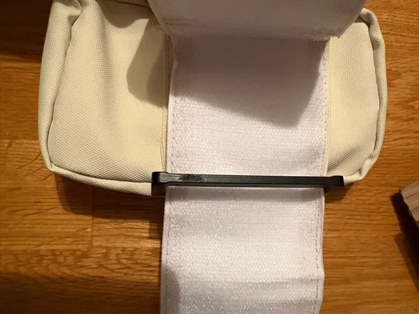 Compact Cream Mini Belt Bag for Women - Image 4