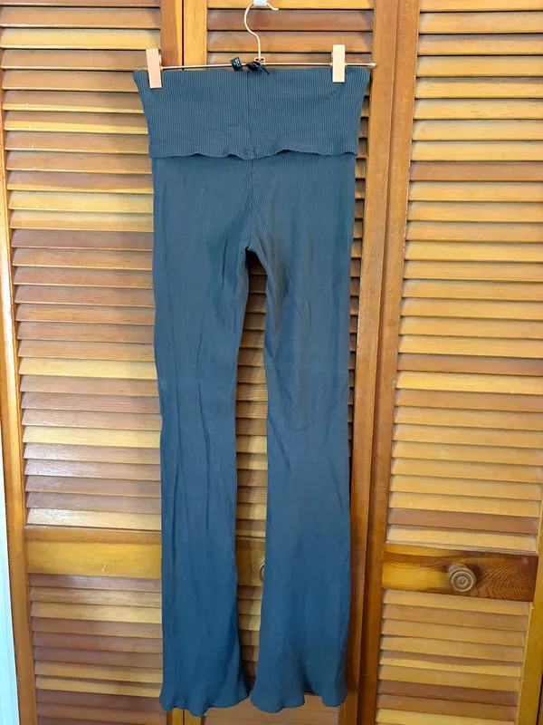 fold over flare leggings  - Image 2