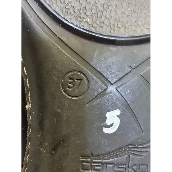 Dansko Bess Black Leather Mary Jane Strap Casual Heel Shoes Women’s Sz 37/7US - Image 7