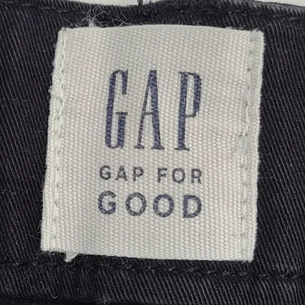 GAP Black 3” Inseam Cuffed Hem Cotton Stretch City Shorts Size 12 - Image 2