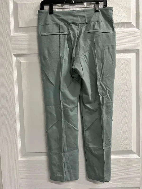 Athleta Eastbound Straight Leg Pant Sage Green - Size 12 - EUC - Image 2