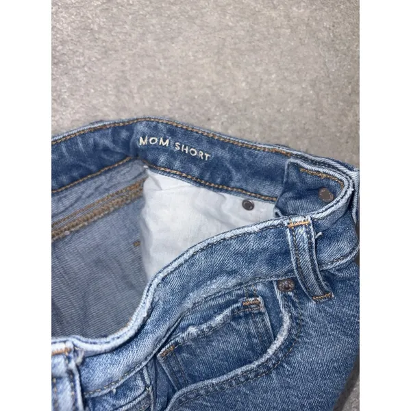 american eagle mom short‎ embroidered flower design 00 Cut Off - Image 4