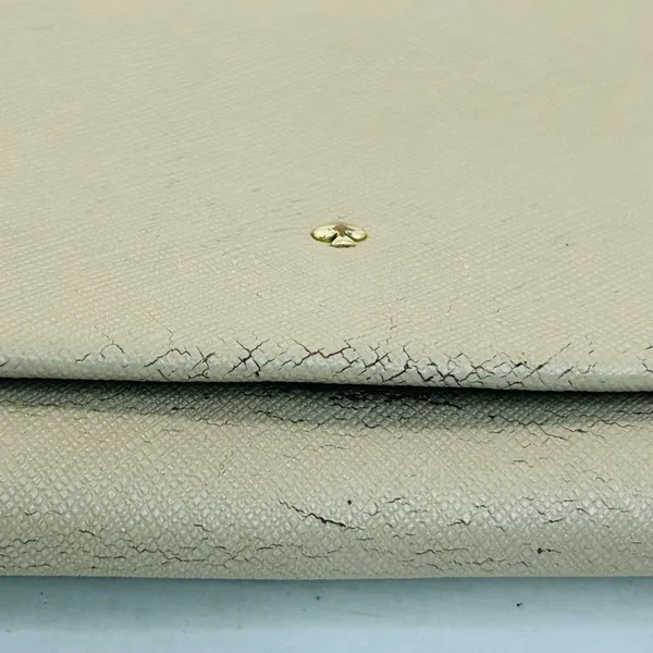 Kate Spade Cali Cedar Street Crisp Linen Leather Crossbody Clutch Bag NO STRAP - Image 13