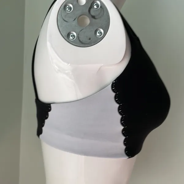 Athleta Black and White Detail Sports Bra - Image 2