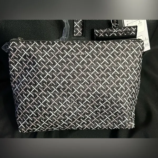 Tahari 3 PC Commuter Multi Compartment Tote Bag Set Purse NWT - Image 2