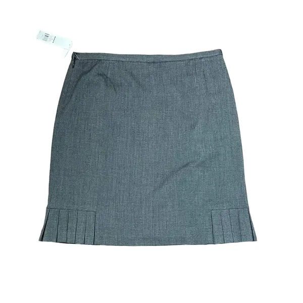Apt. 9 Skirt Size 10 Misses Black Stretch Womens Lined Side Zip Stretch‎ 36X22.5 - Image 6