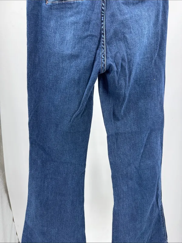 Rock & Roll Denim Women's Blue Boot Cut Jeans 30x34 med wash western high rise - Image 5