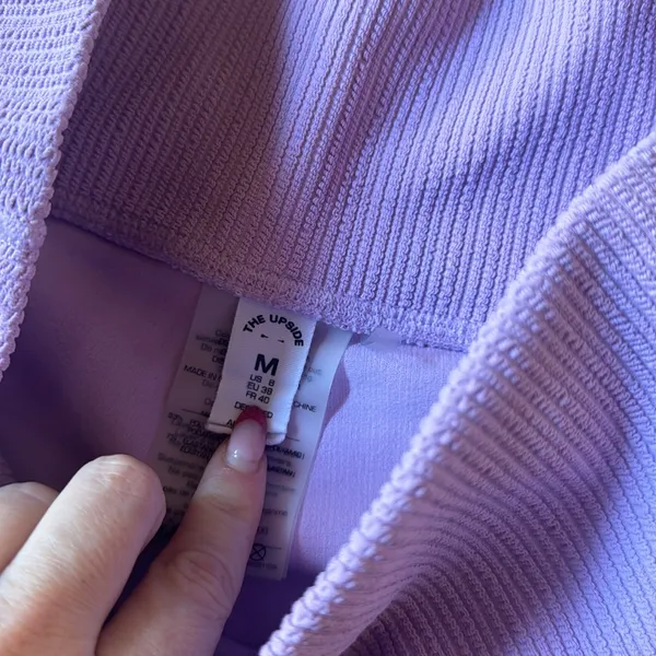 The upside purple biker shorts - Image 2
