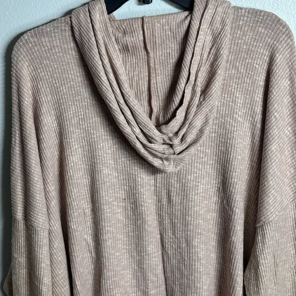 American Eagle Women Beige Hoodie Sweater Pullover Top Size Medium.‎ - Image 5