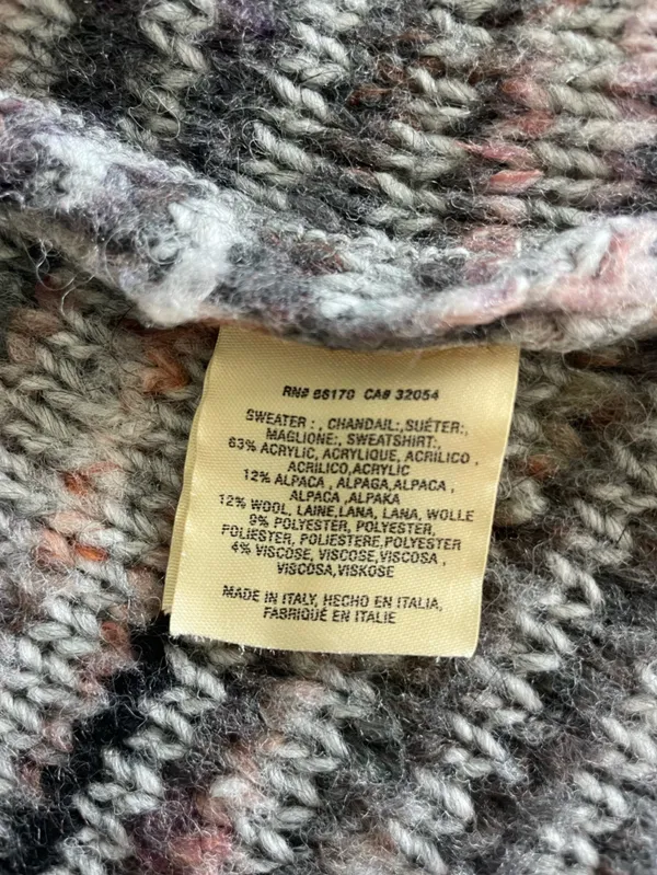 Anthropologie Akemi + Kin Wasilla Knit Cardigan Gray Multicolor Open Front - Image 6