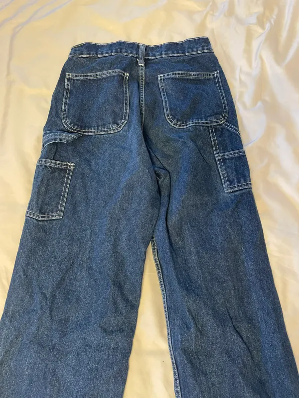 Denim Cargo Pants - Image 2