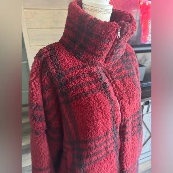 Sherpa fleece full zip jacket - Image 2
