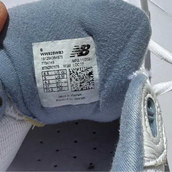 New Balance 928 V3 Walking Shoes White Blue Women’s Size 6.5 WW928WB3 - Image 10