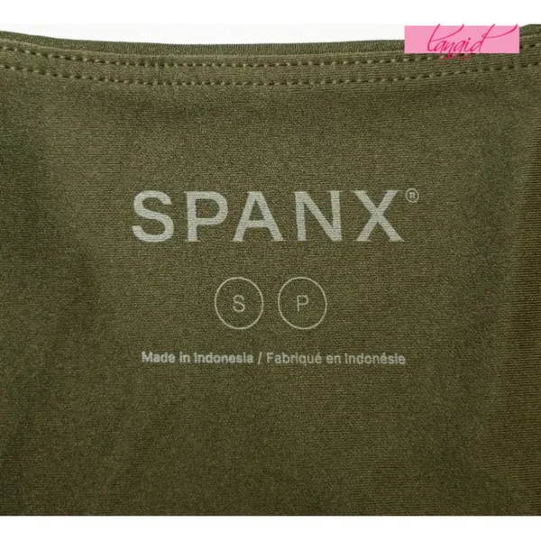 Spanx Jersey Scoop Neck Tank Midi Dress Dark Pine Olive A-Line Maxi Sundress S - Image 7