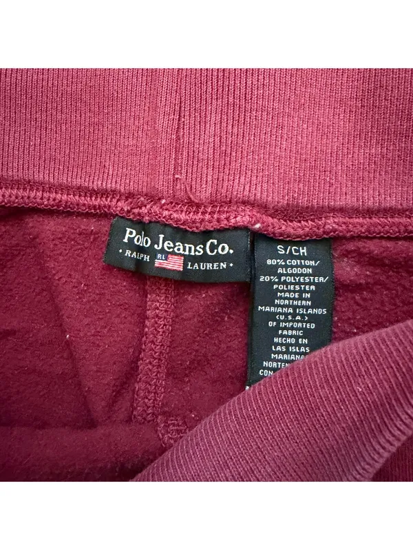 Vintage Y2K Polo Jeans Co Ralph Lauren Low-Rise Sweatpants Women's Size Small - Image 4