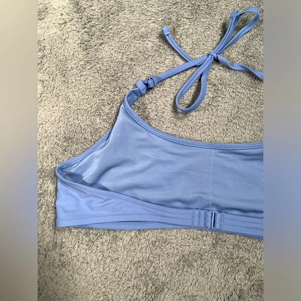 Aerie Blue Women's Swim Top scoop XXL - Image 5