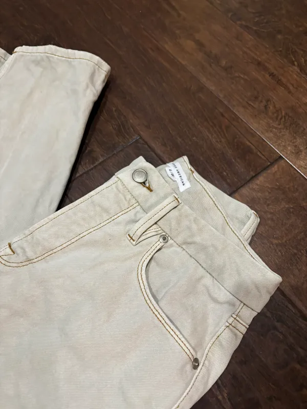 Good American 90s icon jeans in bone - Image 5