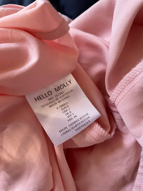 Hello Molly magic of girlhood satin mini dress pink - Image 11