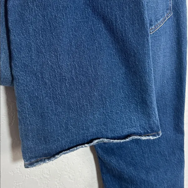Abercrombie & Fitch Blue Vintage Flare High Rise Jeans Size 31 / 12 Y2K Classic - Image 7