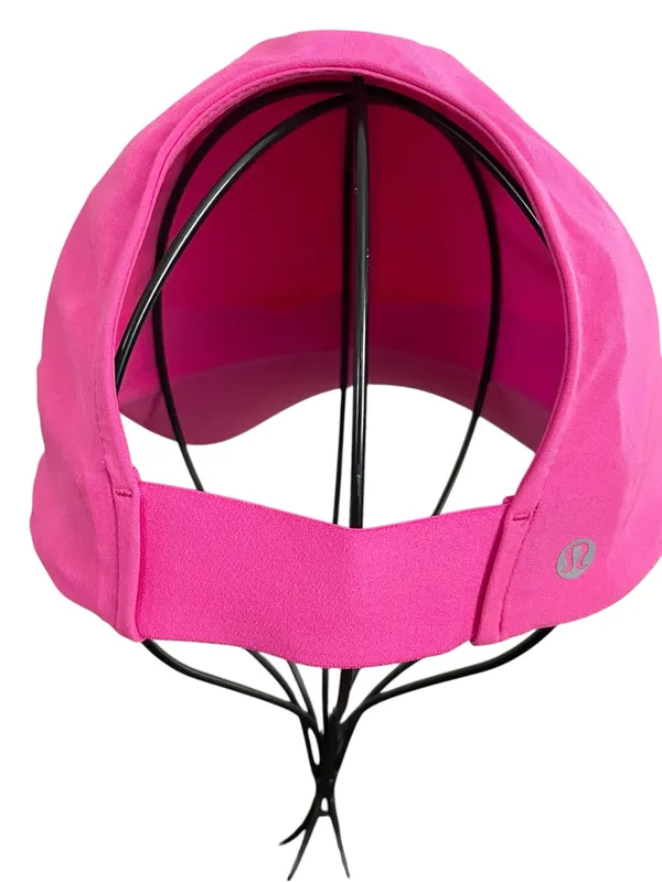 Lululemon Fast And Free Running Hat Vivid Pink Ponytail Women One Size Athletic - Image 5