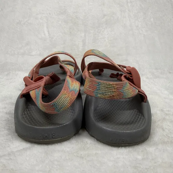 Chaco Z‎ Cloud 2 Womens Size 8 Gray Multi Strap Hiking Sandals Toe Loop Sporty - Image 5