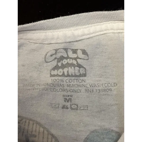 Call Your Mother Shirt Womens Medium White No Bad Days Graphic Tee Positive - Image 6