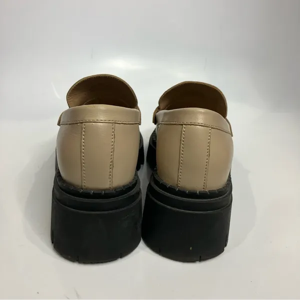 Free people Lyra lug sole loafers tan Leather black womens size 36.5 trendy Y2K‎ - Image 5