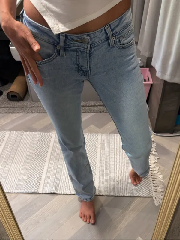 Levi's Superlow Bootcut‎ Jeans in Light Blue Size 24 - Image 6