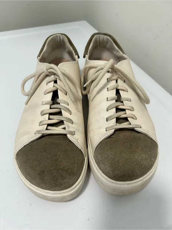 Birkenstock Bend Low Decon Pop Sneakers Taupe Eggshell Size 7 - 7.5 US Narrow - Image 2