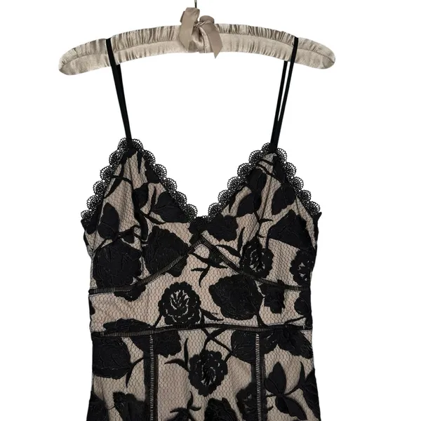 Lulu's Alluring Dream S Black Lace Empire Waist Midi‎ Dress Whimsigoth Y2K - Image 5