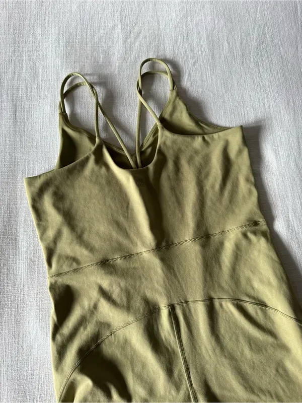 All in Motion Short Sculpt Bodysuit, Sage Green - Large - Image 10