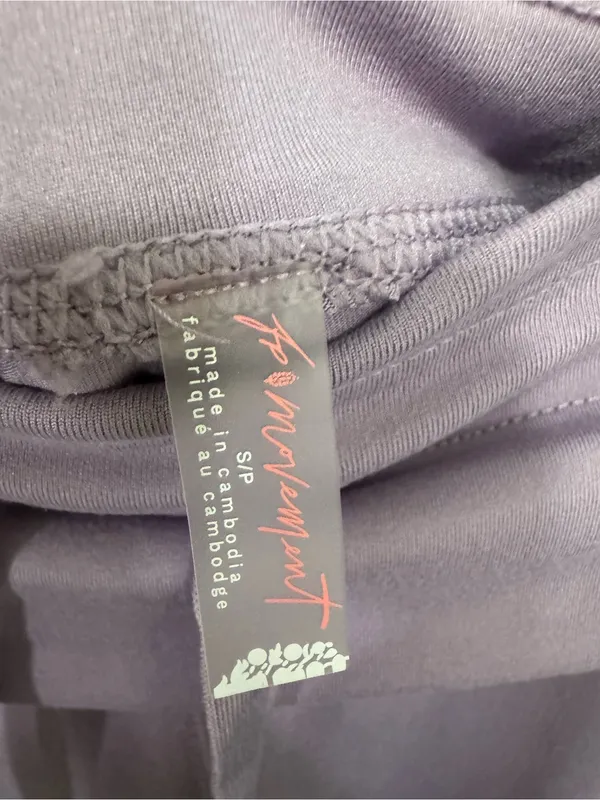 NWOT Free People FP Movement Quick Step Bubble Pants - Gem purple - Small - Image 11