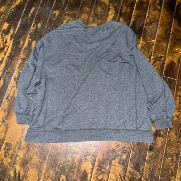 Z Supply L washed gray oversized cozy high low sweatshirt - Image 3