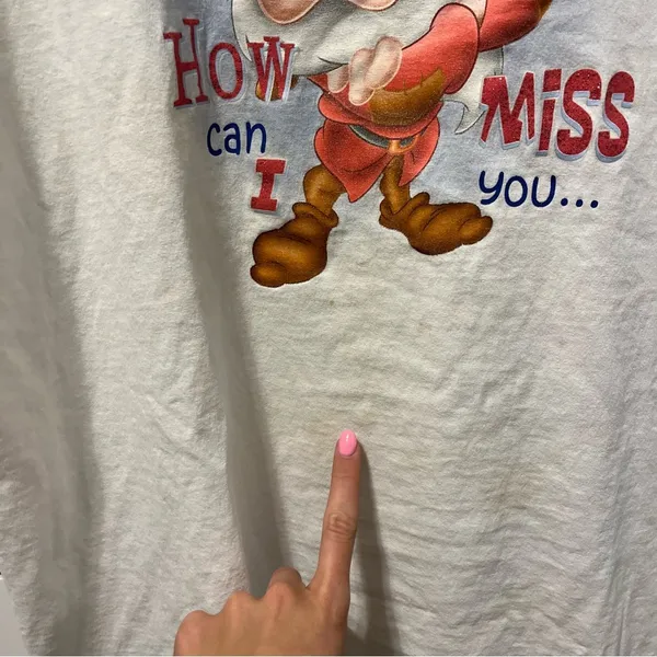 Vintage Disney Grumpy T Shirt - Image 5