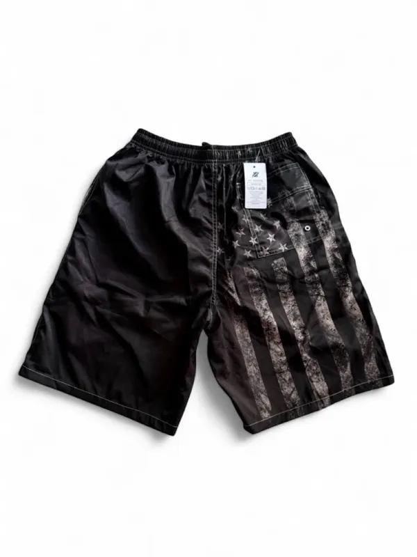 FT Fenteng Distressed Flag Swim Trunks — Size L — NWT - Image 8