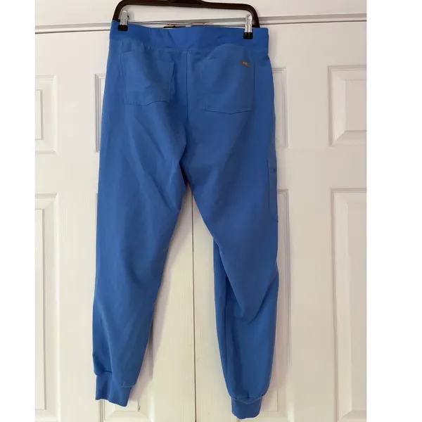 FIGS Zamora‎ Jogger Scrub Pants Blue Technical Collection Womens Small - Image 2