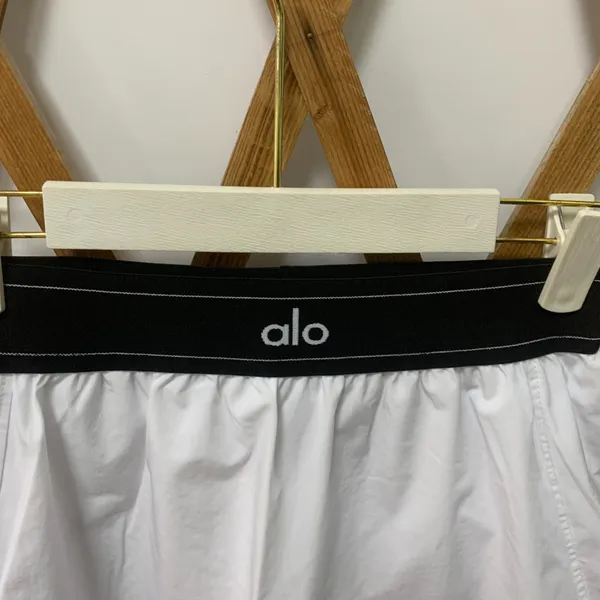 ALO YOGA White Sporty Mini Skirt, Size M - Image 2