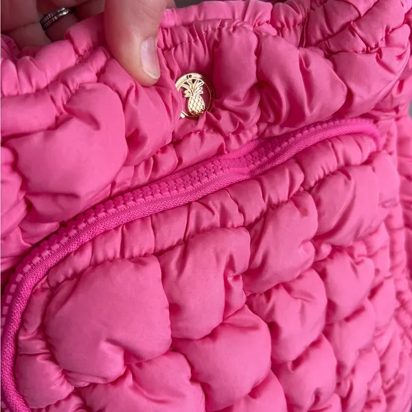 NWT Simply Southern Pink Quilted Shoulder Bag‎ - Image 5