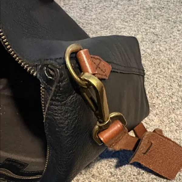 Madewell Leather Zip Top Transport Tote - Image 4