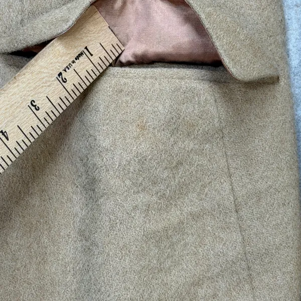 Vintage Camel Hair Blazer Women L Tan Jones New York Quiet Luxury Dark Academia - Image 9