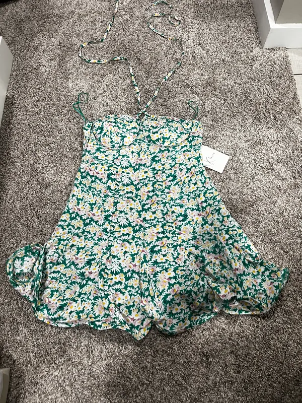 Lane 201 Flower flare Mini Dress - Image 3