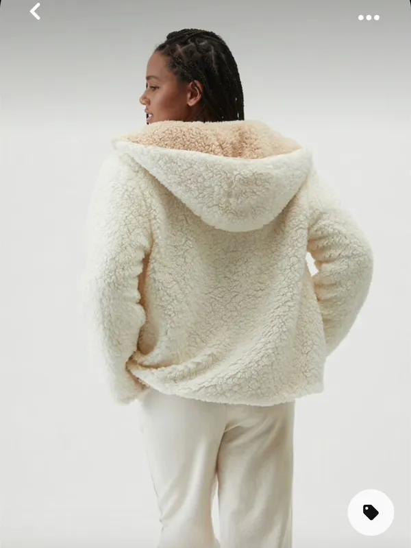 PacSun L.A Hearts Sherpa Jacket - Image 2