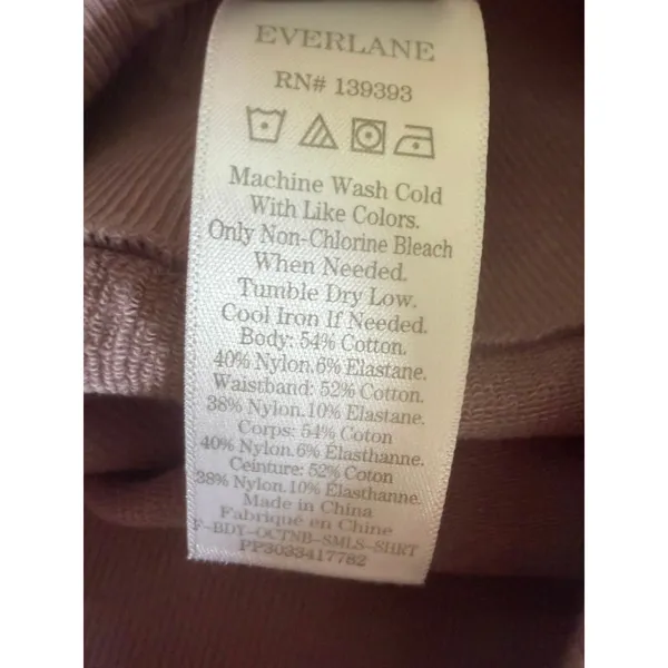 Everlane Ribbed‎ Seamless Bike Shorts High Waisted Mauve XS/S - Image 2