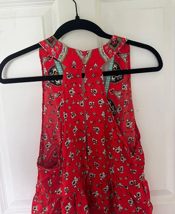 Floral Print Boho Tank Top Multi Size M - Image 2