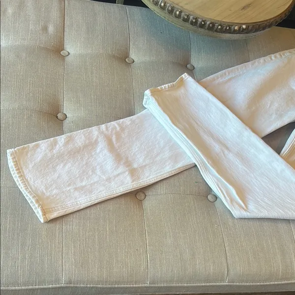 Abercrombie & Fitch '90s Straight Ultra High Rise Jeans - White Size 27/ 4 R - Image 4